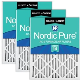 Nordic Pure 16x20x2 (15 1/2 x 19 1/2 x 1 3/4) Pleated  Assorted Styles , Sizes 