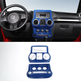 Interior Exterior Full Accessories Cover Set For Jeep Wrangler JK 2007-2017 Blue