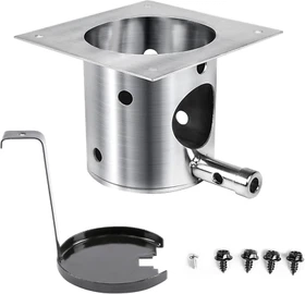 Stainless Steel Fire Burn Pot Replacement Parts for Traeger and Pit Boss Pellet