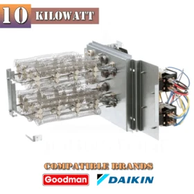 Goodman 5kW to 20kW Electric Heat Strip Kit With Circuit Breaker for Air Handler