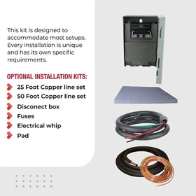 Goodman 2 Ton 14 SEER2 R32 AC 96% AFUE 60,000 BTU Gas Furnace - Upflow