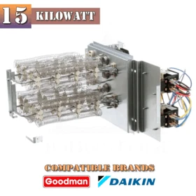 Goodman 5kW to 20kW Electric Heat Strip Kit With Circuit Breaker for Air Handler