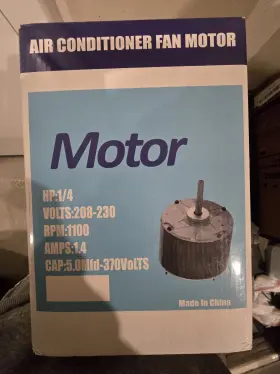 197988762522 AC MOUNT MOTOR Condenser Fan Genteq Carrier