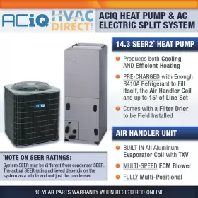 FJMA4X24L0BC ACIQ Ducted Central Air Ac Split Kit #2