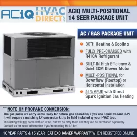 PGD442060KTP1E ACIQ Seer Central Air Cooling Heating Ac Gas #2
