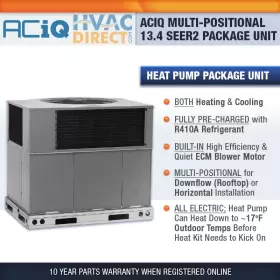 PHD430000K000K ACIQ Ducted Central Air Pump Heat Unit Ac Kit #2