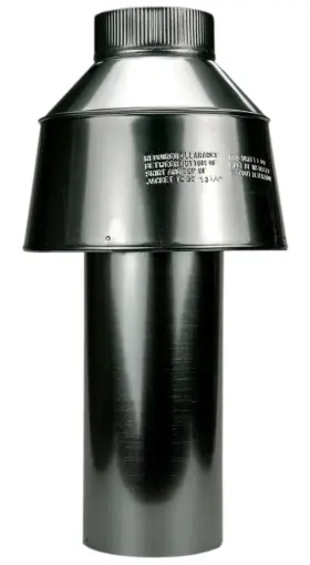 411800140 ACME Flash Vertical Draft Diverter Hood Boilers 411800140 ACME Flash Vertical Draft Diverter Hood Boilers