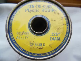 S85-500 ALPHA Solder Cen Core Plastik Rosin Roll Alloy Diam #3 S85-500 ALPHA Solder Cen Core Plastik Rosin Roll Alloy Diam #3