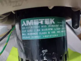 JB1N069N AMETEK Draft Inducer Motor #3