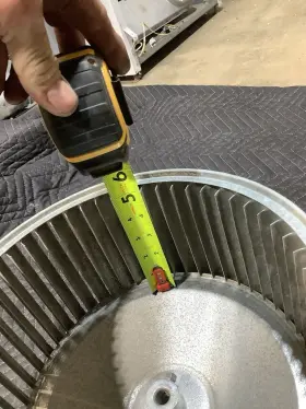 R02592A024 ARMSTRONG Air Furnace Blower Wheel #2 R02592A024 ARMSTRONG Air Furnace Blower Wheel #2