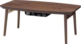 ELFE-901WAL AZUMAYA Folding Legs Wooden Kotatsu Heater Table