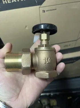 109-306 B-K INDUSTRIES Steam Radiator Valve Fpt Mpt Angle