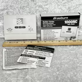 1000NC BRAEBURN Programmable Thermostat Heat Pump