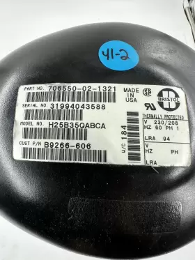 H25B35QABCA BRISTOL Compressor #3