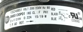 D965130P01 BROAD OCEAN Furnace Draft Inducer Motor #3