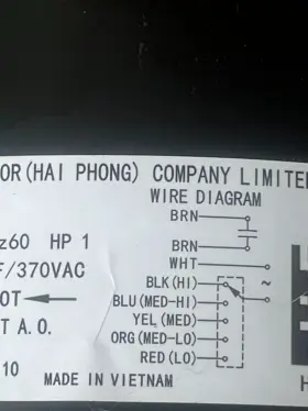Y7L623G513 BROAD-OCEAN Furnace Blower Motor #2