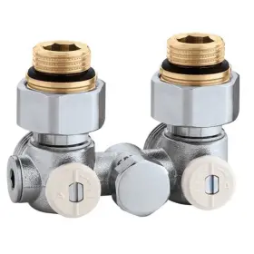 301341 CALEFFI Pipe Angled Panel Radiators Valve Steel