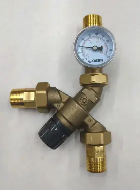 520510AC CALEFFI Angle Thermostatic Mixing Valve Npt Check