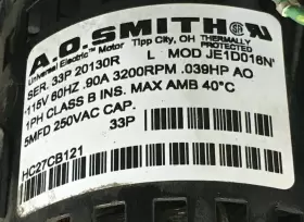 HC27CB121 CARRIER Smith Bryant Draft Inducer Blower #3