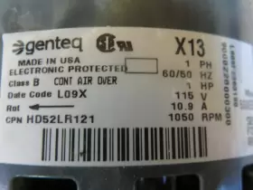 HD52LR121 CARRIER Furnace Blower Motor #3