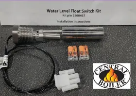 2500467 CENTRAL BOILER Water Level Float Switch