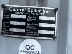 CL7260 CENTRAL BOILER CENTRAL Furnaces CL7260 CENTRAL BOILER CENTRAL Furnaces