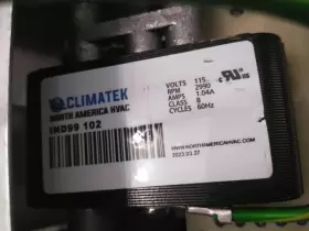 20503 CLIMATEK Draft Inducer Fan Furnace Blower Motor Carrier #3
