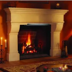 54110 COPPERFIELD CHIMNEY SUPPLY Homesaver Pro Mantel Shield