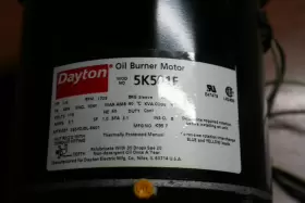 5K501F DAYTON Electric Oil Burner Motor Phase #3