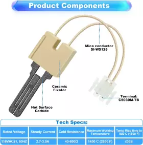 689850829780 DREYOO Pack Furnace Ignitor Igniter #2