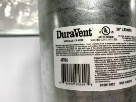 4GV36 DURAVENT Gas Vent Pipe #3