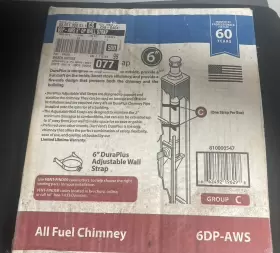 6DP-AWS DURAVENT Duraplus Wall Strap