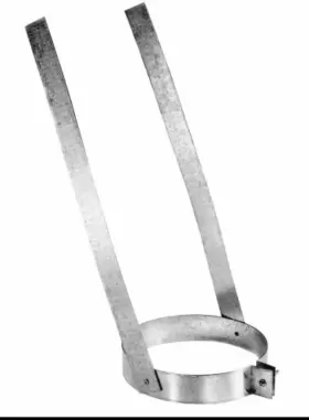 6DP-ES DURAVENT Duraplus Elbow Strap Galvanized Steel