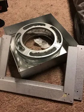8DP-FCS DURAVENT Duraplus Flat Ceiling Box