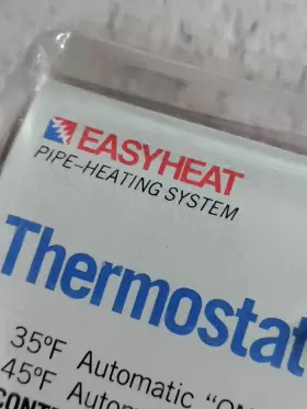 09900 EASYHEAT Thermostat Pipe Heating #2 09900 EASYHEAT Thermostat Pipe Heating #2
