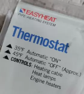 09900 EASYHEAT Thermostat Pipe Heating #3 09900 EASYHEAT Thermostat Pipe Heating #3