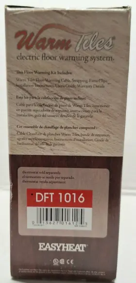 DFT1016 EASYHEAT Tiles Dfc Floor Warming Cable #2