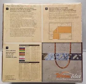 DFT1016 EASYHEAT Tiles Dfc Floor Warming Cable #3