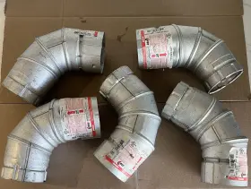 390EL ECCO Double Wall Elbow Gas Vent