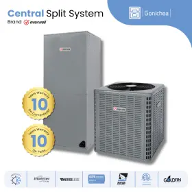 CAC6014HA15 EVERWELL Ducted Central Split Air Conditioner CAC6014HA15 EVERWELL Ducted Central Split Air Conditioner