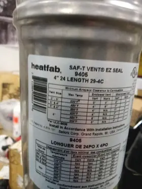 SAFTVENT3X6 FAS-N-SEAL Saf Vent Heat Fab Ez #3