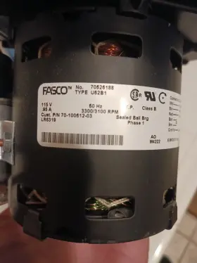 70626188 FASCO Furnace Draft Inducer Blowe Motor #2
