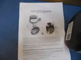 672616655327 INCH Gvd Usb Auto Gas Vent Damper Fired #2