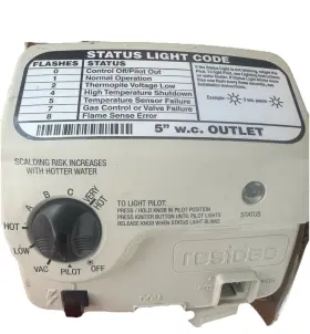 AO7884005 FITS AO SMITH LOCHINVAR Water Heater Gas Valve
