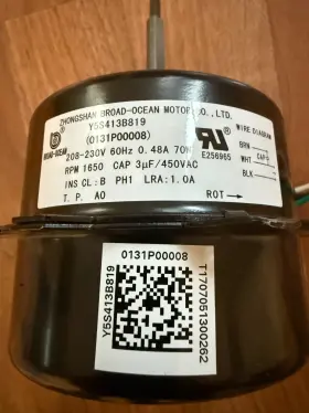 0131P00008 FITS GOODMAN AMANA Ptac Condenser Fan Motor