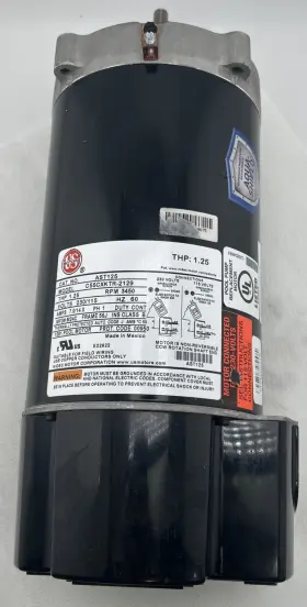 AST125 FITS NIDEC US MOTORS Round Flange Pool Spa Pump Motor
