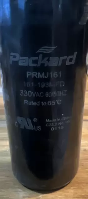 PRMJ161 FITS PACKARD Motor Start Capacitor Mfd Volt Vac #3
