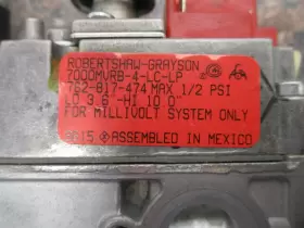 7000MVRB-4-LC-LP FITS ROBERTSHAW UNI-LINE Furnace Gas Valve #3