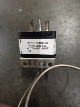 3098-522 FITS WHITE RODGERS Rogers Furnace Automatic Pilot