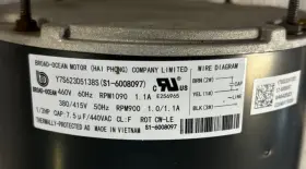 Y7S623D5138S FITS ZHONGSHAN BROAD-OCEAN Condenser Fan Motor #2